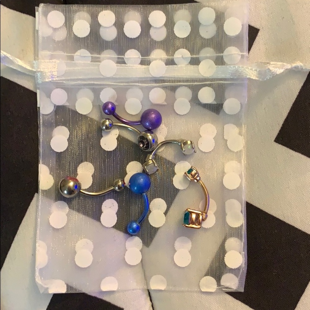 Pack of Belly Button Rings